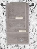 Комплект полотенец Nicole (серый) 50х90 и 70х140 