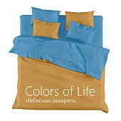 Комплект постельного белья Colors of Life Небесная акварель 2-спальный 160х200 