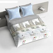 Комплект постельного белья 1,5 спальное Италия Браво 