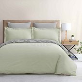 Комплект постельного белья Arya Daily Rio Зелёно-серый 1,5-спальный 160х220  