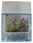 Комплект постельного белья 1,5 спальное сатин Butterfly рис 5 