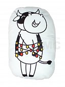Подушка декоративная Happy cow 42*30  Этель 
