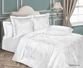 Комплект постельного белья Экотекс Орнелла Белый 1,5-спальный 140х200 
