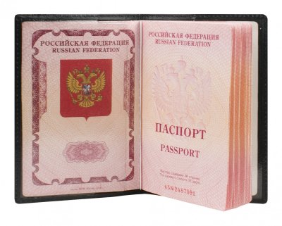 Обложка Baron 0-265 небраска черный для паспорта 