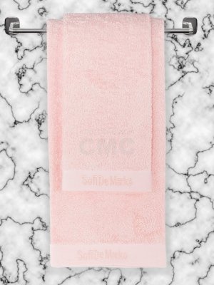 Комплект Полотенец Marisa розовый 50х90 и 70х140 